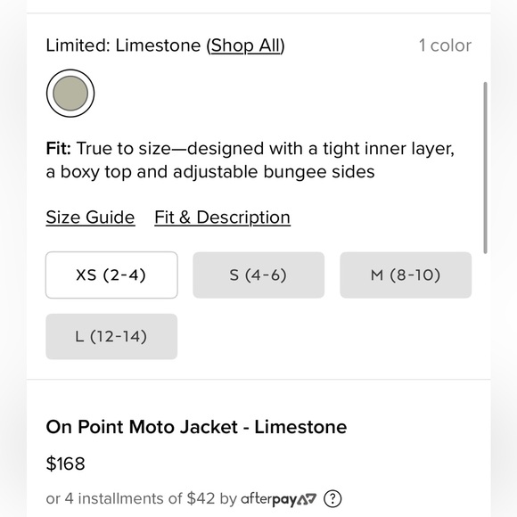 Alo On Point Moto Cropped Jacket - Picture 6 of 8